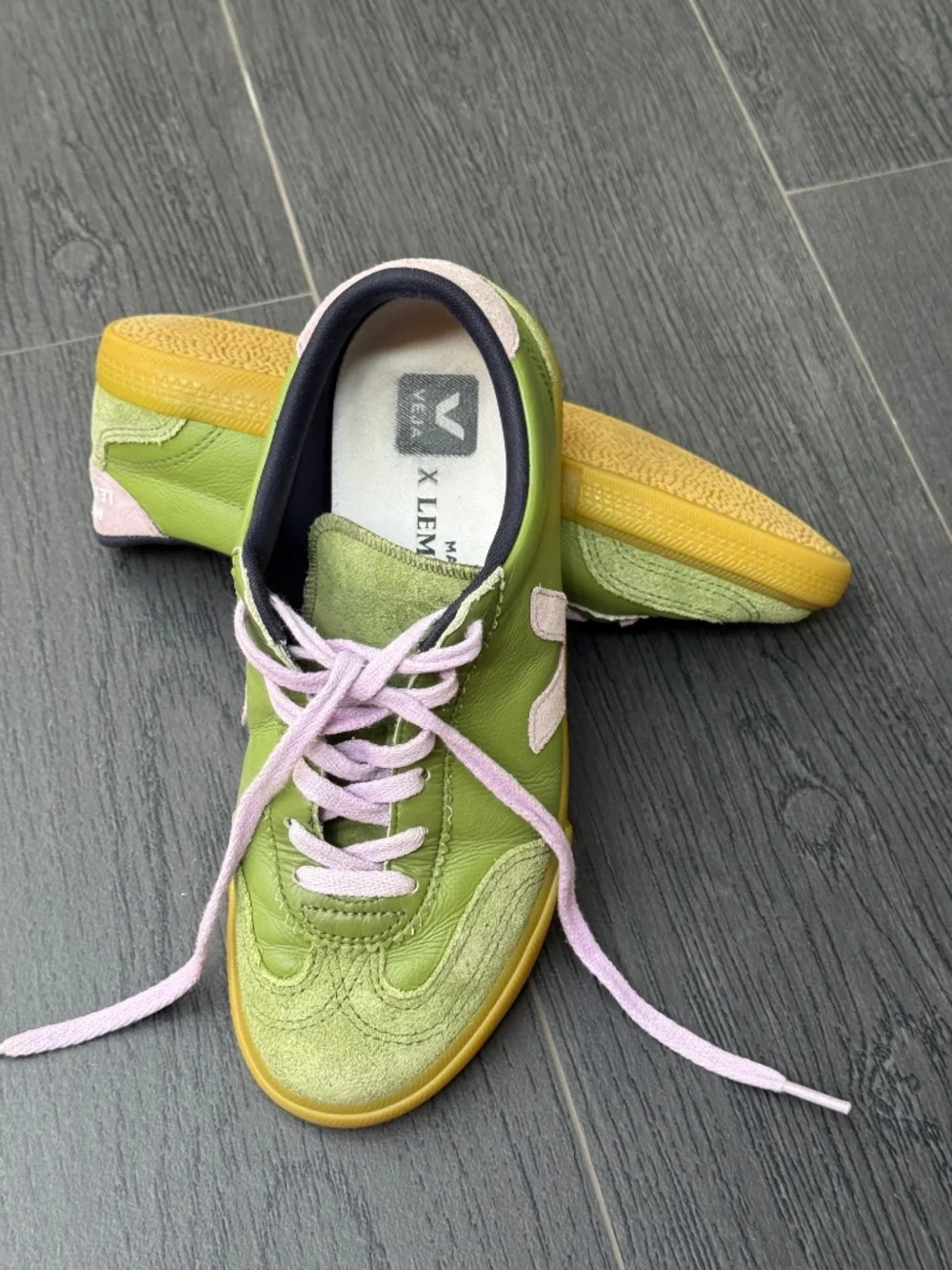 volley leather vela x make my lemonade kiwi orchid